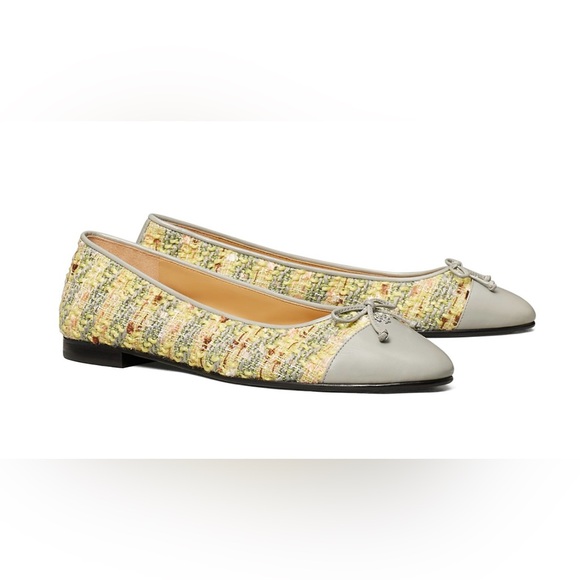 NIB TORY BURCH Women's Capped Toe Ballet Flats - Picture 1 of 4